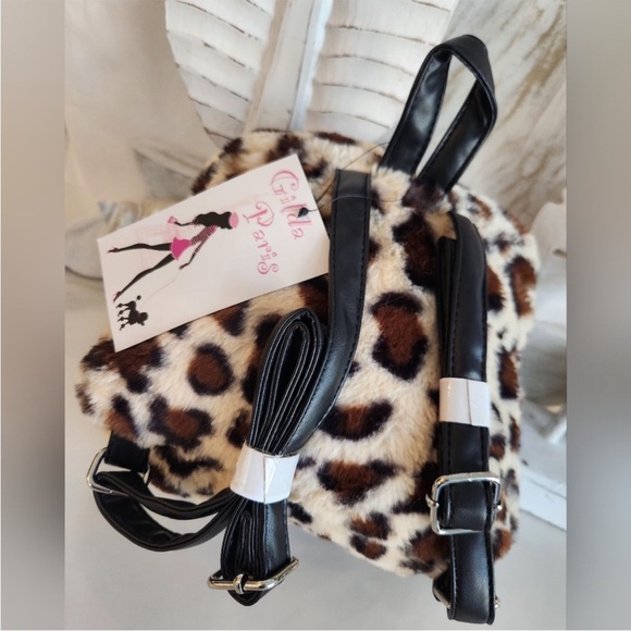Gilda Paris Leopard Faux Fur Mini Backpack • NWT❣️❣️ main image 7